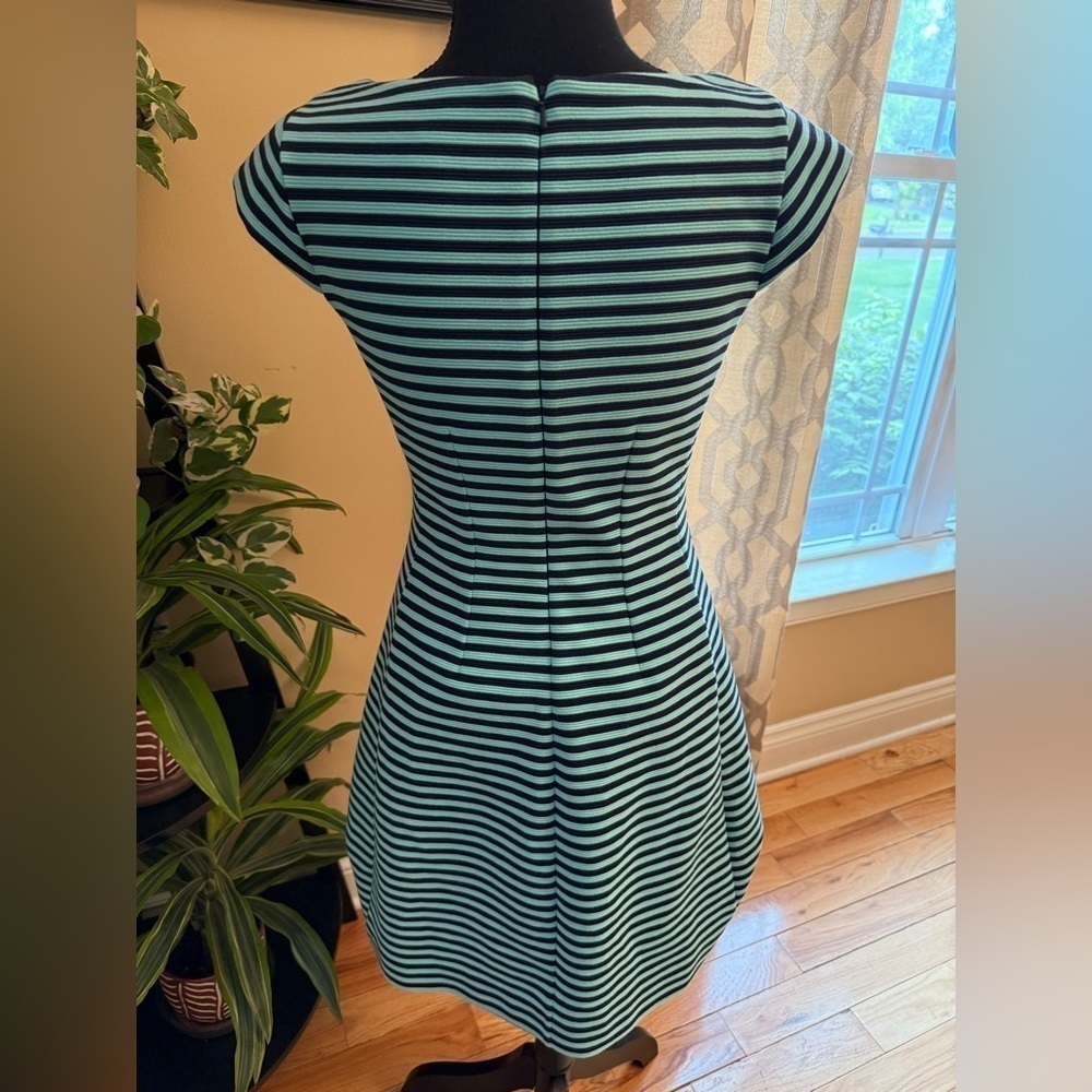 Lilly Pulitzer Fit & Flare Textured Brielle Dress Blue/Turquoise Women’s Size S - Picture 5 of 16